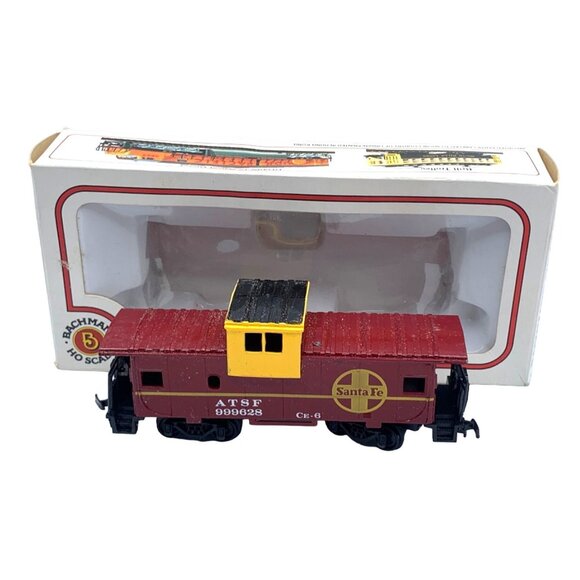 Bachmann HO Scale Santa Fe ATSF 999628 Ce 6 Caboose Model Train with Box - Picture 1 of 11